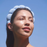 ICONIC HEADBAND - niebieska opaska do włosów