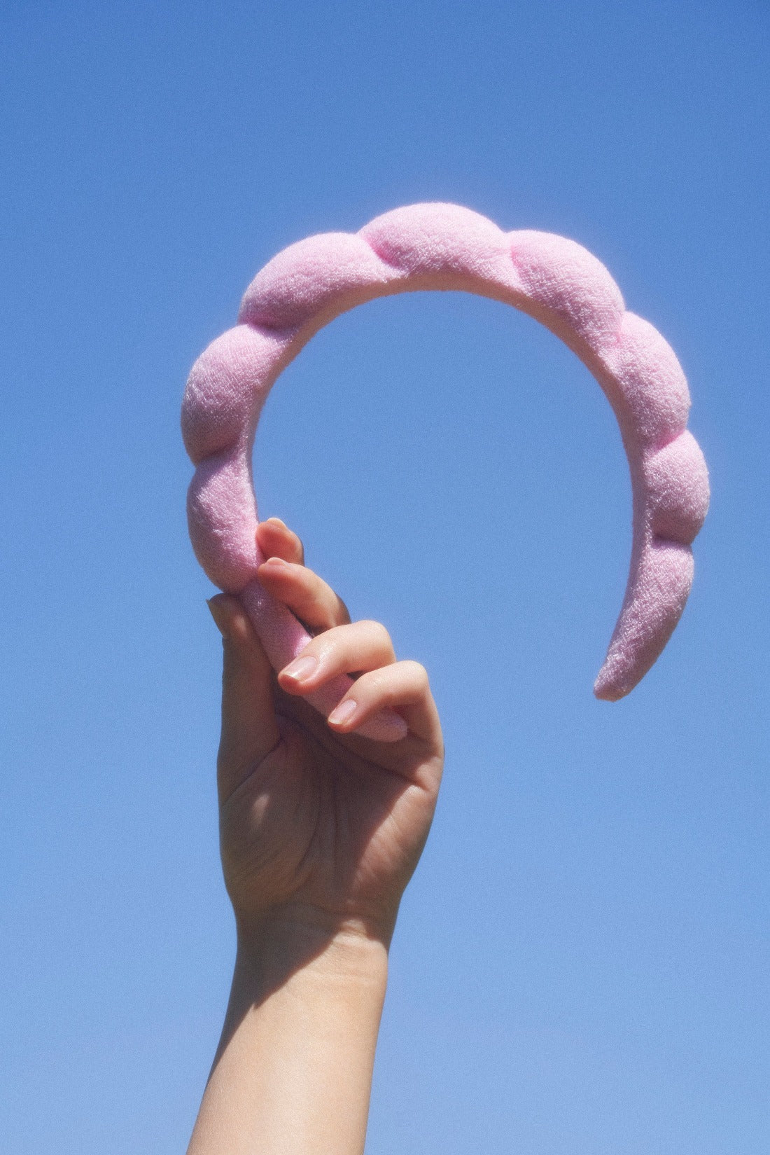 ICONIC HEADBAND - różowa opaska do włosów