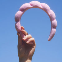 ICONIC HEADBAND - różowa opaska do włosów
