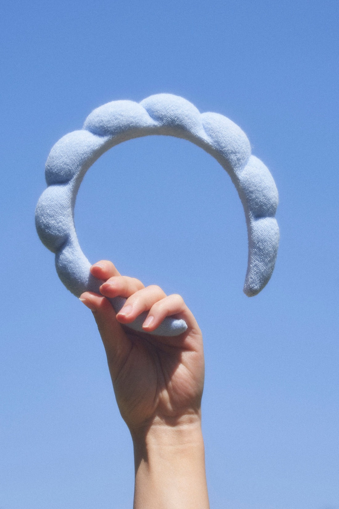 ICONIC HEADBAND - niebieska opaska do włosów