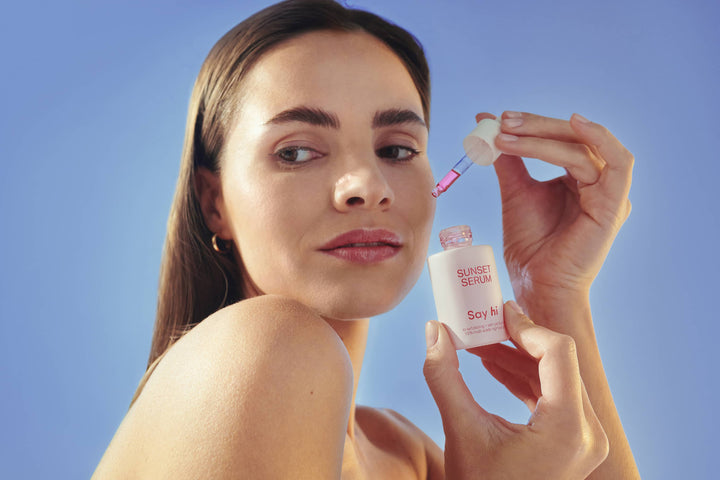 Sunrise Serum, kosmetyki rozjasniajace cere, wyrownanie koloryty, kosmetyki na przebarwienia