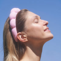 ICONIC HEADBAND - różowa opaska do włosów